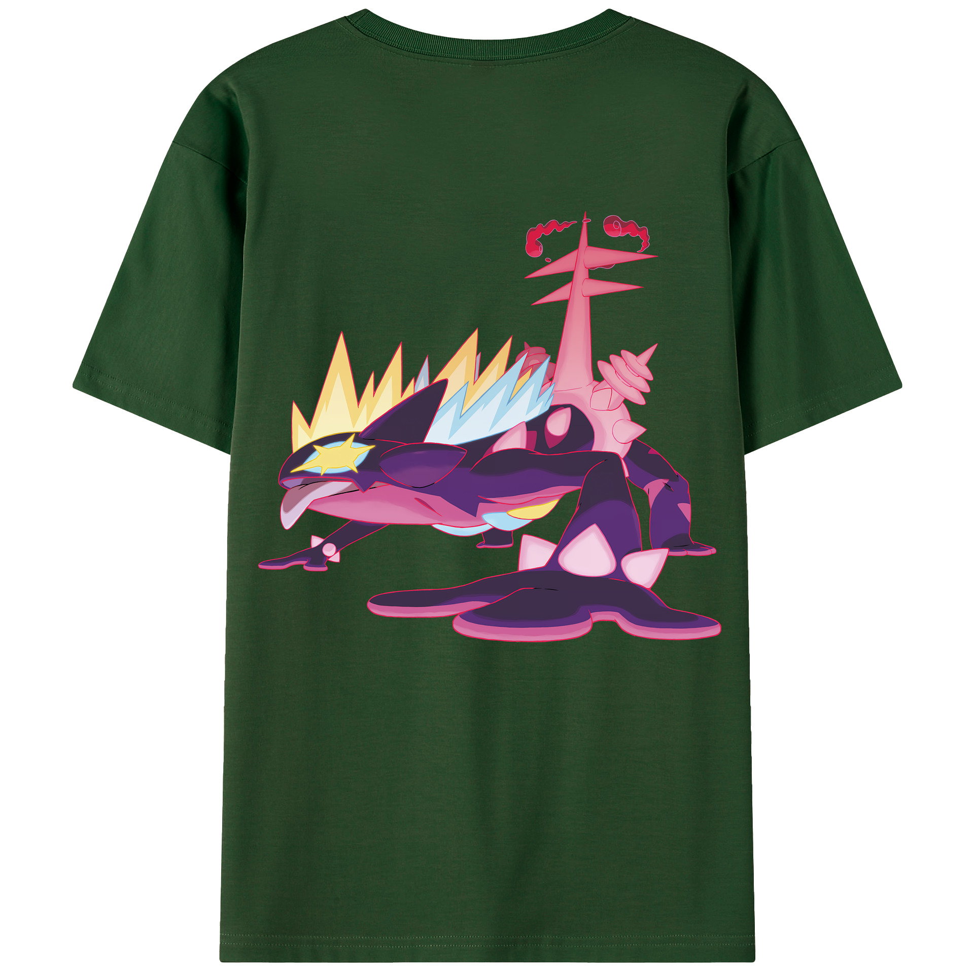 （画像用） ポケットモンスター Pokémon 綿100％半袖Tシャツ（背面プリント）